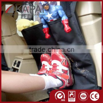 Kick Mat Protector for Car Seats with Organizer