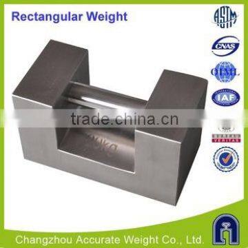 OIML Standard Stainless Steel 20kg Rectangular Weight, F1 F2 M1 Calibration Weights, 20kg Calibration Standard Weight