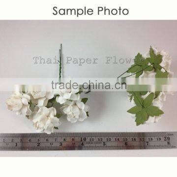 Peach Handmade Mulberry Paper Flower, Wedding Party, Scrap-booking Crafts, Wholesale 21/50 photo-2
