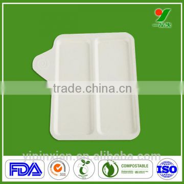 Eco-friendly custom SGS disposable food packaging tray