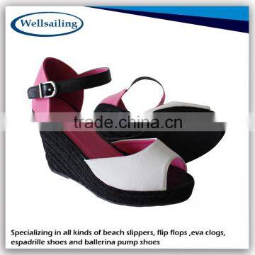 Practical Promotional Lady Canvas Espadrille Shoes Bulk Products From China photo-3