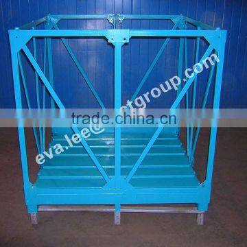 Foldable carbon steel pallet/heavy duty pallet/Storage & transportation pallet with wheels