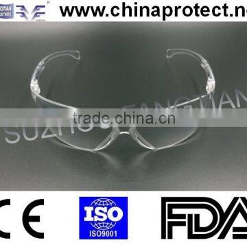 Industry clear/blace/yellow construction safety glasses