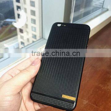 Matte Black Grid rear housing cover for iphone 6 matte black housing