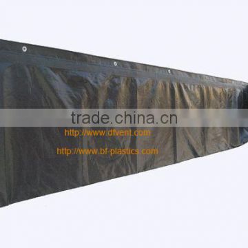 Anti-static layflat coal mining exhaust blower duct