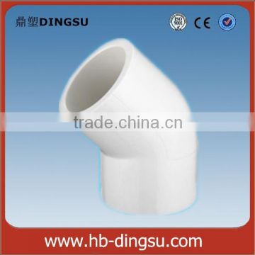 Factory/Low price 45 degree elbow- ASTM Schedule 80 PVC Pipe fittings