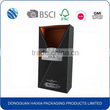 Custom made Luxury Rigid Wine Box Package Cardboard Paper Gift Box,Wine Glass Box