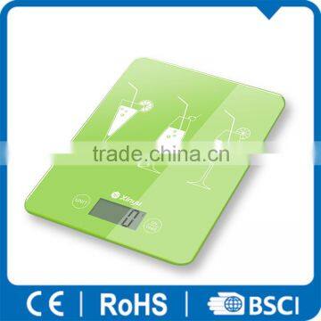 digital food scale LCD 5kg touch control promotion