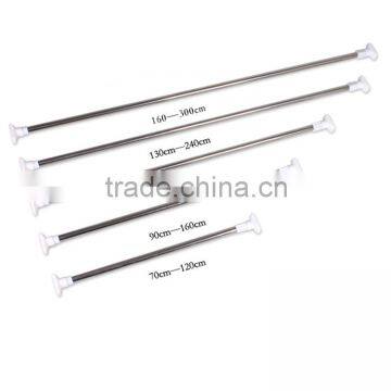 rounded shower curtain rod Metal Curtain Rod Shower Curtain Rod manufacturer