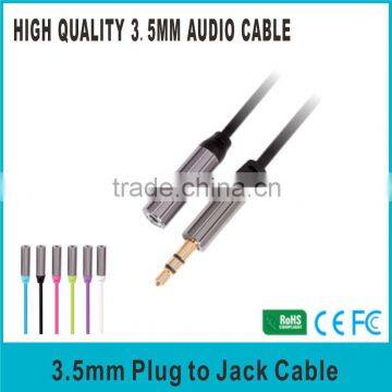 Pure HQ OFC Shielded Slim 3.5mm Male to 3.5mm Female Stereo Extension Audio Cable