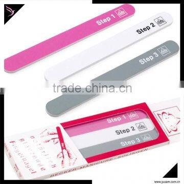 DOUBLE sided grit balck color nail file disposable nail f