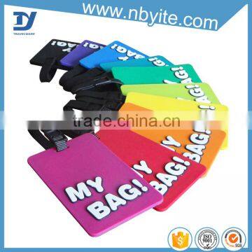 OEM factory in china travel accessories promotional items standard size blank pvc luggage tag wholesale bulk plastic hang tag                        
                                                Quality Choice