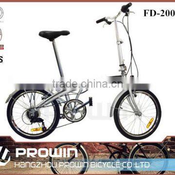20 inch 6 speed cheap folding bicycle/ mini folding bike bicycle (PW-FD20008)