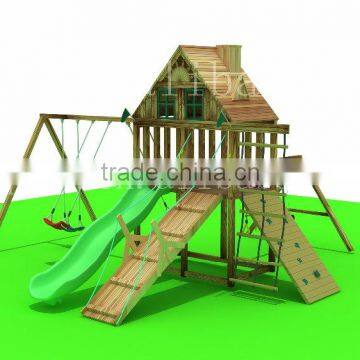 Best Sale Customized Fashion Wood Playground for Kids on Sale photo-2