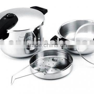 New Style Pressure Cooker With Glass Lid Set photo-1