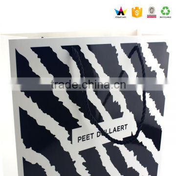 Glossy finish paper gift bags wholesale