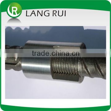 carbon steel threaded rebar quick coupler