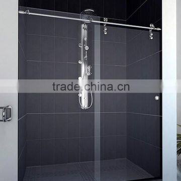 high quality frameless clear glass shower door