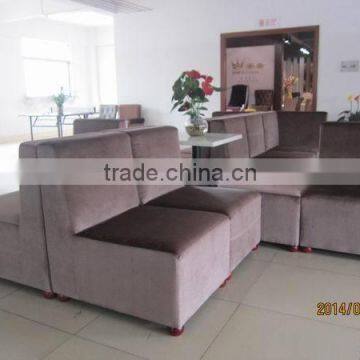 French style fabric sofa for night club party and restaurant , manufacturer in Guangdong