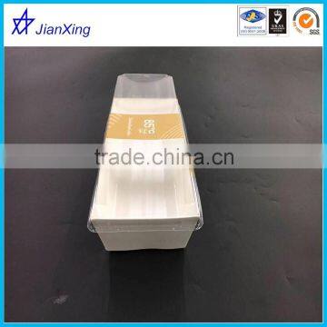 Custom plastic rectangle clear sandwich container