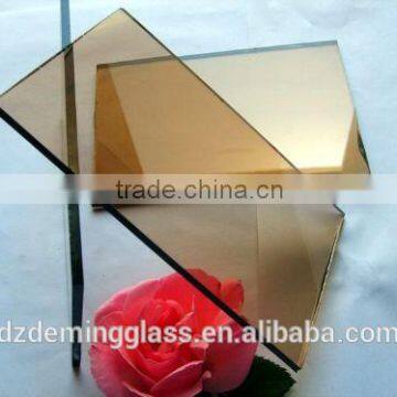 high quality and favorable price for 6mm bronze reflective glass with CCC ,CE,ISO9001 certification