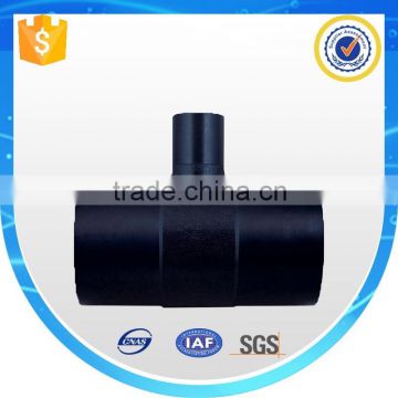 Polyethylene HDPE Pipe Fitting Reducing Tee for Underground Pipe