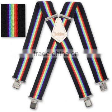 Fashion personalized custom men woven suspender