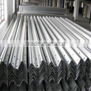 Two wave highway guardrail
