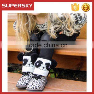 A-295 crochet pattern kids boot toppers children knitted boot cuffs warmer animal boot cuffs for kids