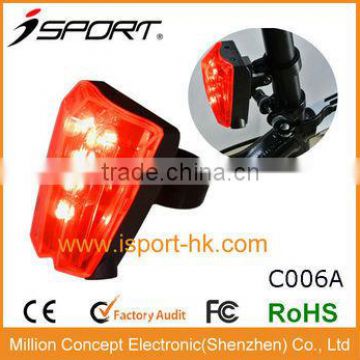 Hot Sale oem logo printing rear bicycle light water proof