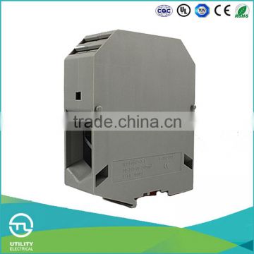 UTL Import China Products Sealed Din Rail Plastic Screw Terminal Block 1000V 415A