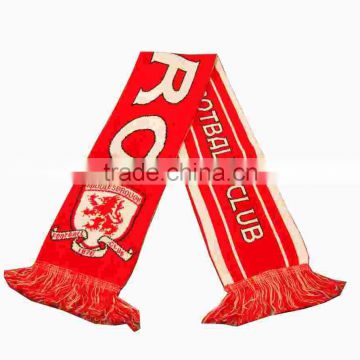 bob trading cheapest price football fans Knitting scarf acrylic knitting scarf for women