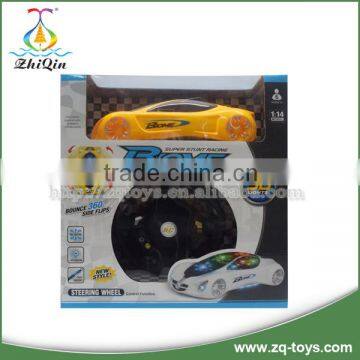 Hot Selling High Speed Remote Control Stunt Car Bounce 360 Degree Slide Flips
