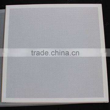 Fire Proofing Perforated Aluminum Sheet False Ceiling Tiles 600x600 mm