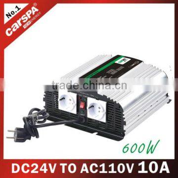 CPS Series DC 24V TO AC110V 600W 10a Pure Sine Wave Power Inverter With Charger Carspa (CPS1000)
