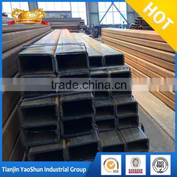 ASTM A500 hollow section steel tube/square tube/rectangular tube size