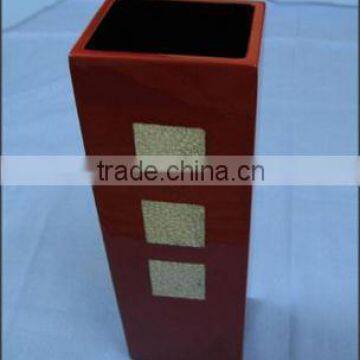 Red Rectangular Vase - ALOH619