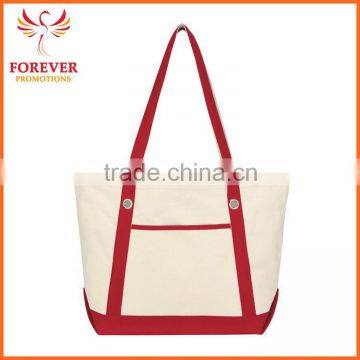 New Design Cheap Cotton 12 OZ. Custom Logo Canvas Shopper Tote Bag photo-6