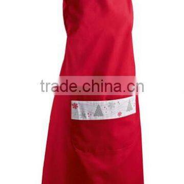 2015 New Cutomized Christmas TC Fabric Apron Promotional Kitchen Apron Chef Apron With Print or Embroidery Logo