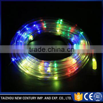 12v waterproof warm white flexible color led rope light