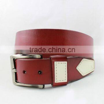 2016 New Designed Unisex Geniune Leather Veg Tanned Full Grain Leather Belt Waist Belt