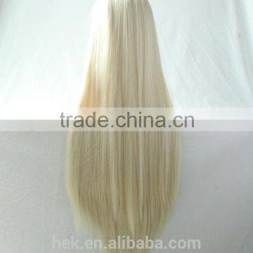 Wholesale Cosplay Wig Long Straight Human Wigs 80cm photo-6