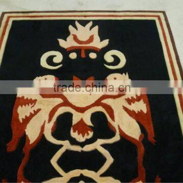Best Quality Living Room Fine Pattern Deep Cutting Velour Hand Tufted Carpet photo-5