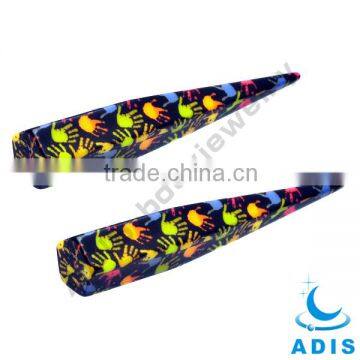 palms print pentagon piercing ear cartilage jewellry