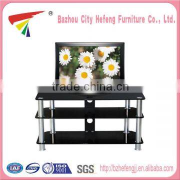 High Quality Cheap glass movable lcd tv stand