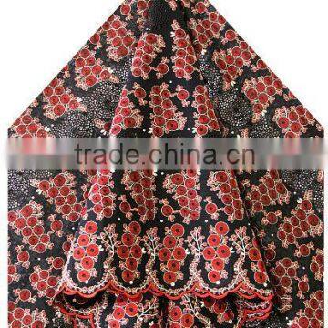 2013 African Swiss Voile Lace Fabric,100% Cotton Lace