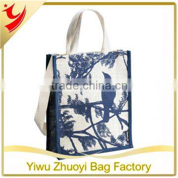 Promotional Freedom Jute bags with cotton webbing