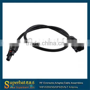 MC4 male to MC4 FEMALE mc4 solar connectors with wire 50cm Extension Cable+Connectors