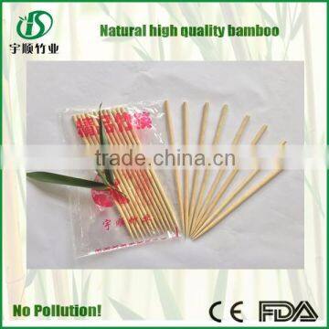 round bamboo sticks for bbq skewer