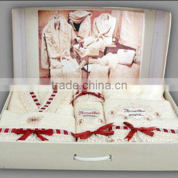 Top Quality Latest Fashion Dresses Bathrobe and Towels Set for Spa photo-4